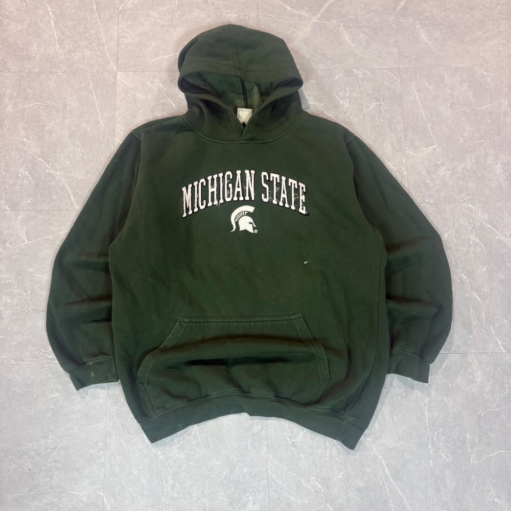 2000's Green Michigan state hoodie